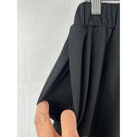 AREA STARS Pants Womens Small Ultra Wide-Leg Black Pull-On Stretch Trousers - Picture 7 of 7